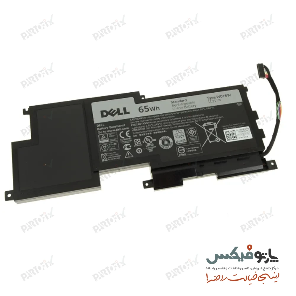 باتری اورجینال لپ تاپ دل XPS L521X پارت نامبر W0Y6W