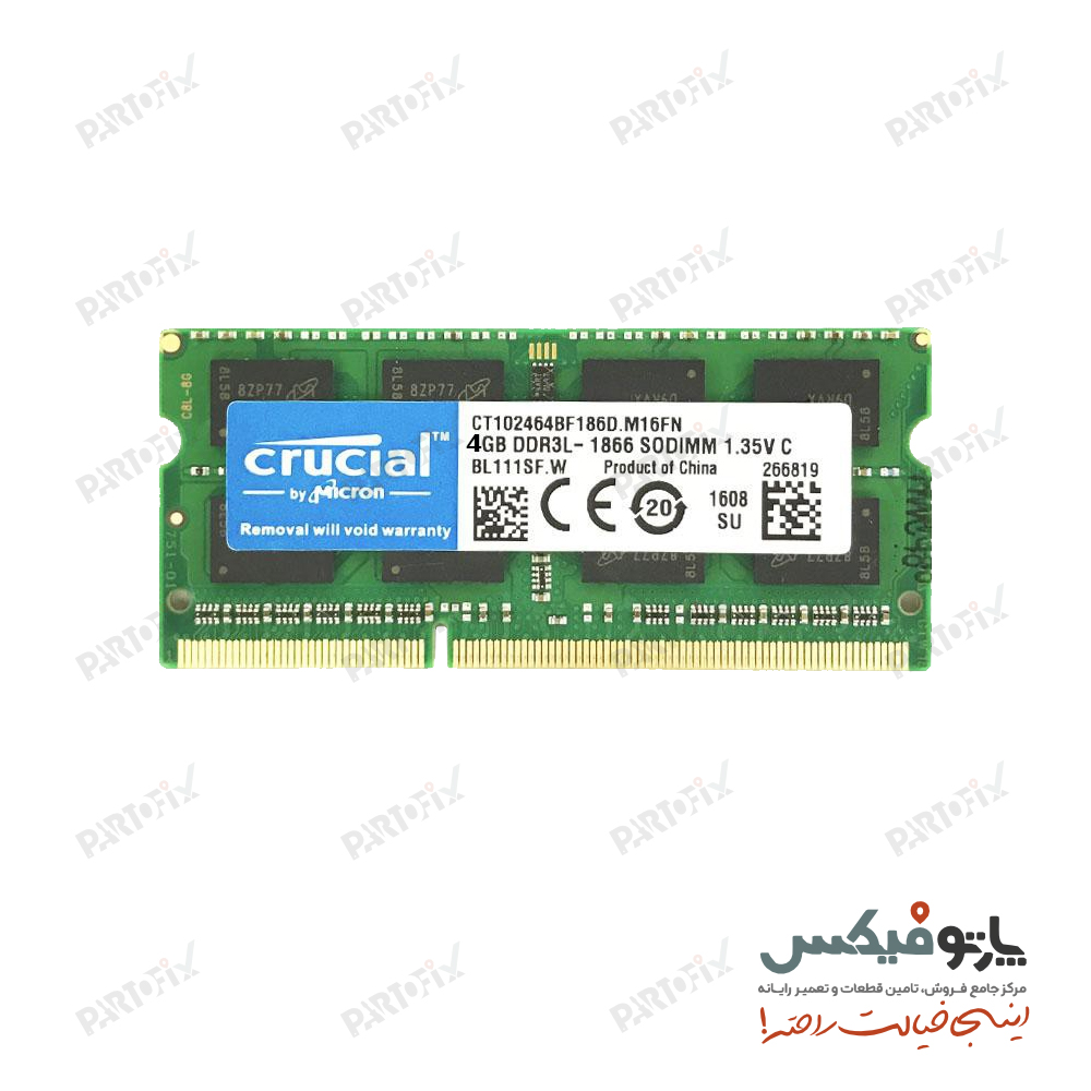 رم لپ تاپ 4 گیگابایت DDR3L 1866 PC3L-14900