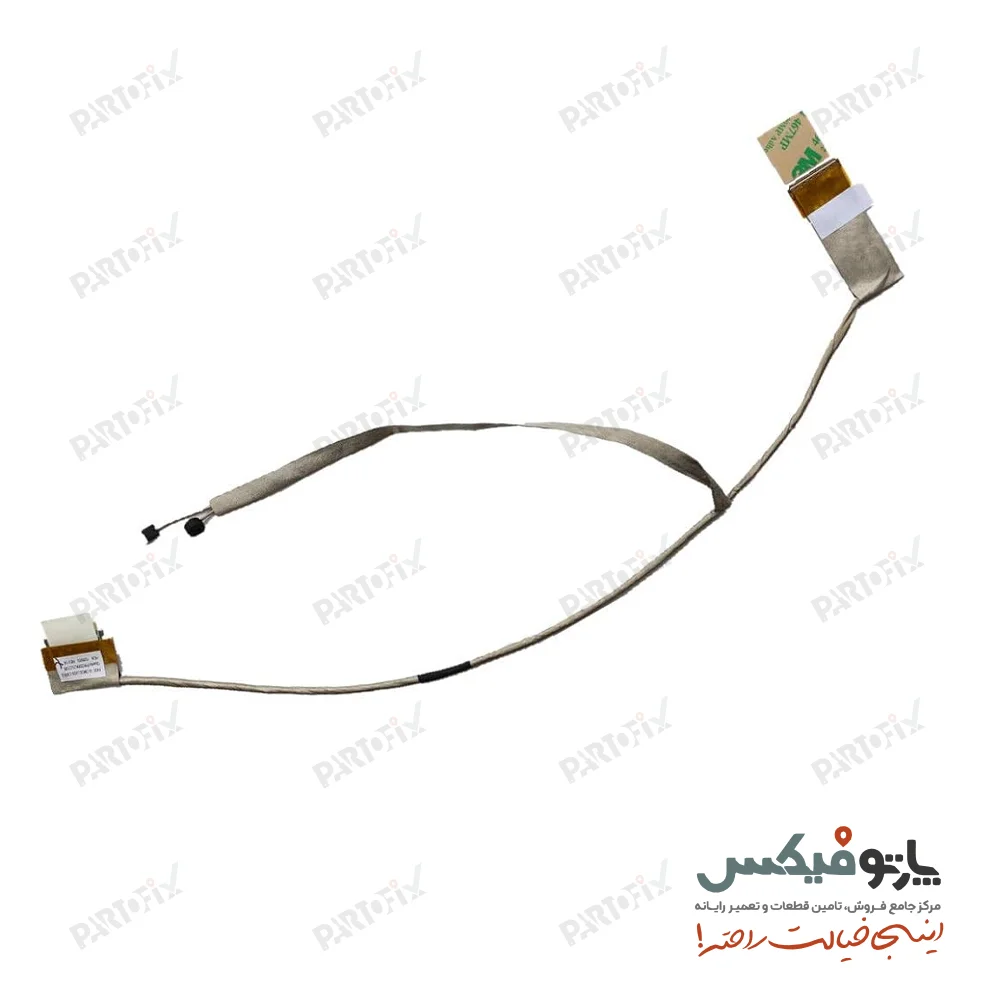 کابل فلت تصویر لپ تاپ ایسوس k43s(DD0KJ1LC000)(DD0KJ1LC100)(intel)