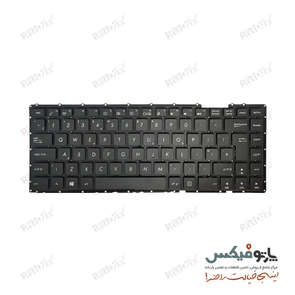 کیبورد لپ تاپ ایسوس P452 اینتر کوچک