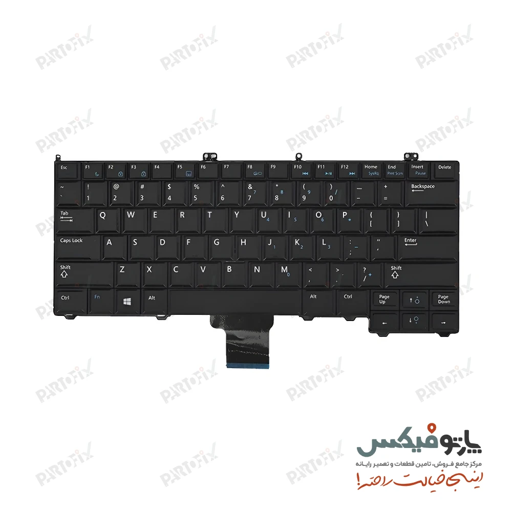 کیبورد لپ تاپ دل Dell XPS L502 با بکلایت