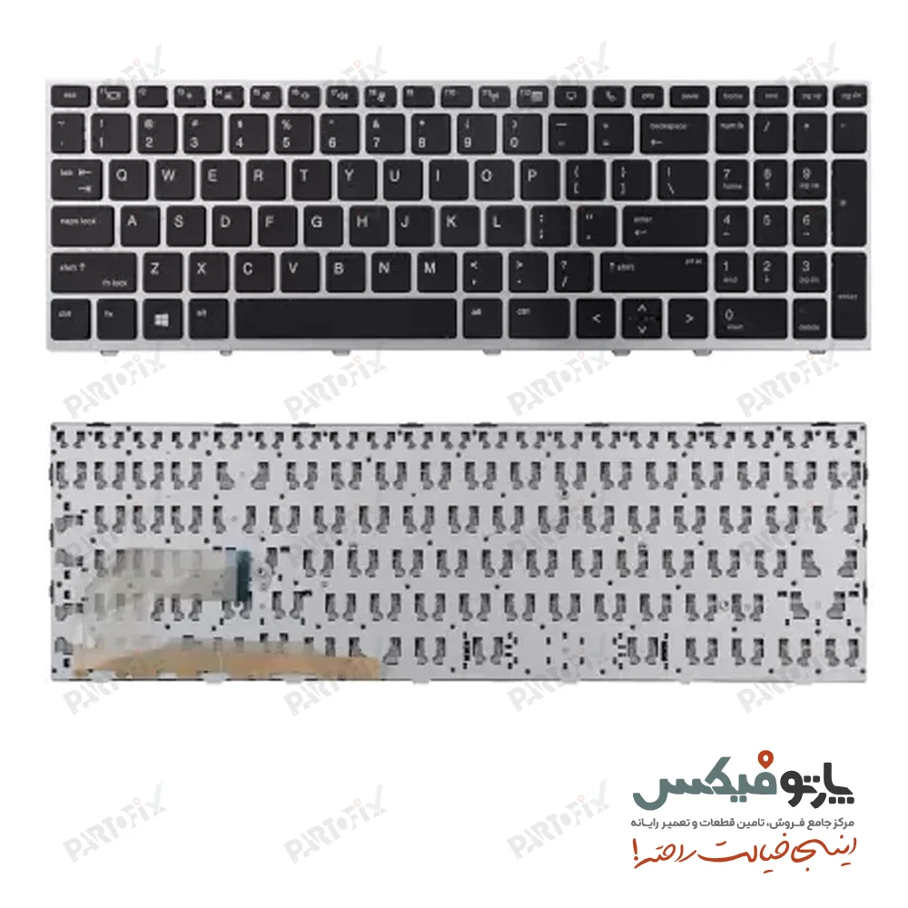 کیبورد لپ تاپ اچ پی HP Elitebook 755 850 G5 G6 بدون بکلایت