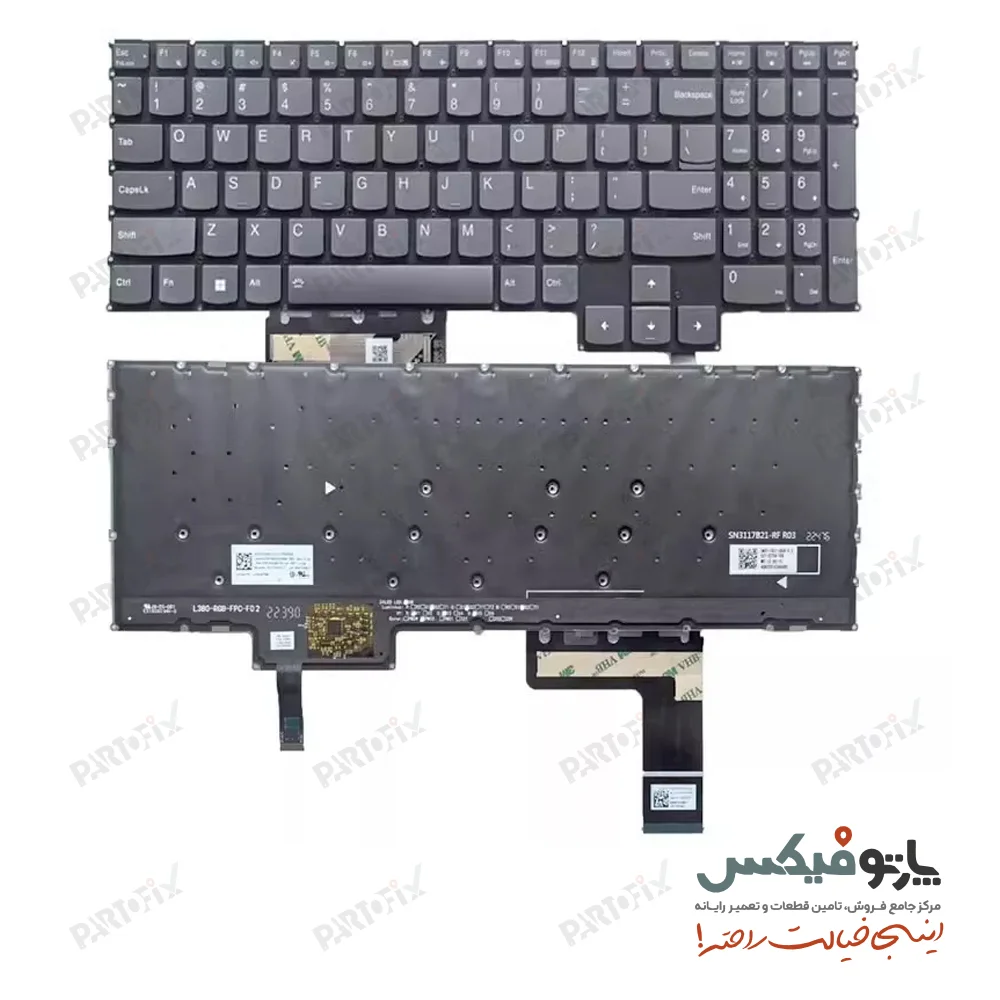 کیبورد لپ تاپ لنوو Lenono 15 Y7000 G5000 با بکلایت