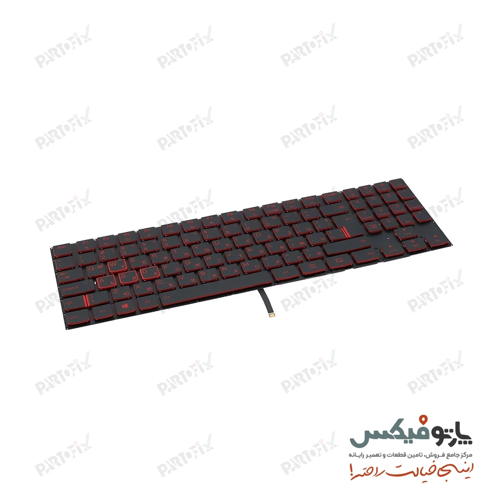 کیبورد لپ تاپ لنوو Lenovo Y520-15IKB Y530 با بکلایت-مشکی قرمز