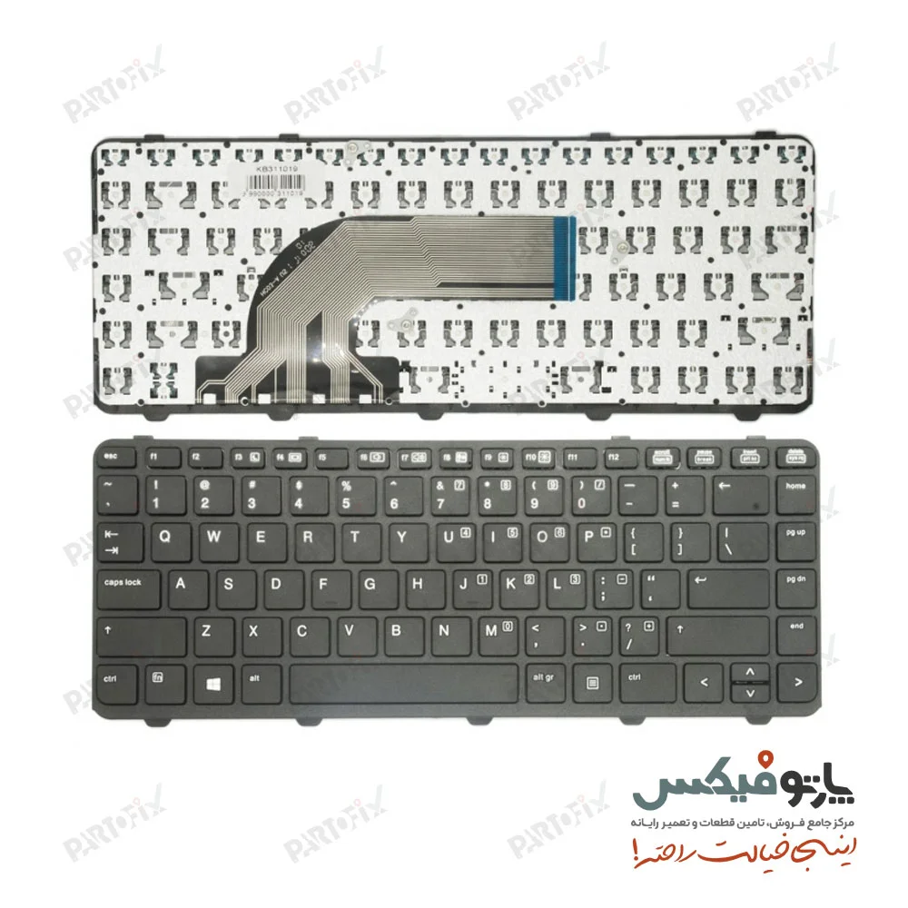 کیبورد لپ تاپ اچ پی HP ProBook 430 440 G0 G1 G2 مشکی