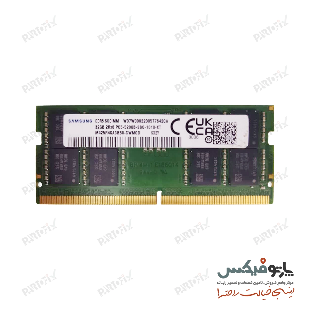 رم لپ تاپ سامسونگ 32 گیگابایت DDR5 5200 PC5-41600