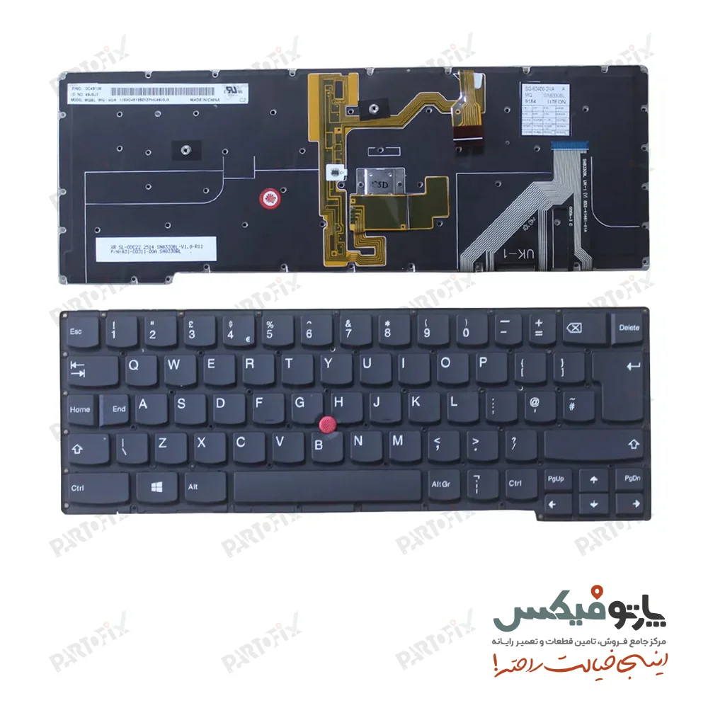 کیبورد لپ تاپ لنوو Lenovo ThinkPad X1 Carbon Gen 2