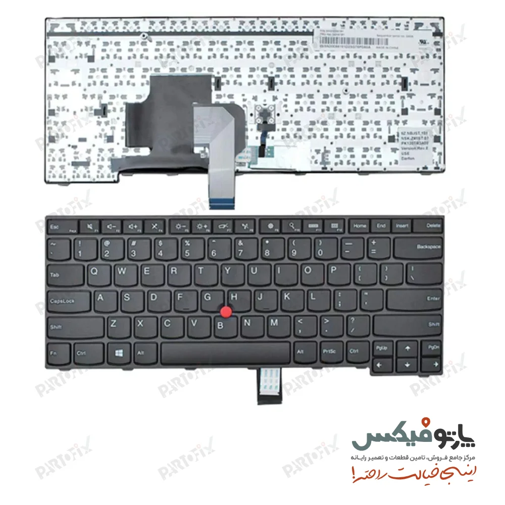 کیبورد لپ تاپ لنوو Lenovo ThinkPad E450 E460 با موس