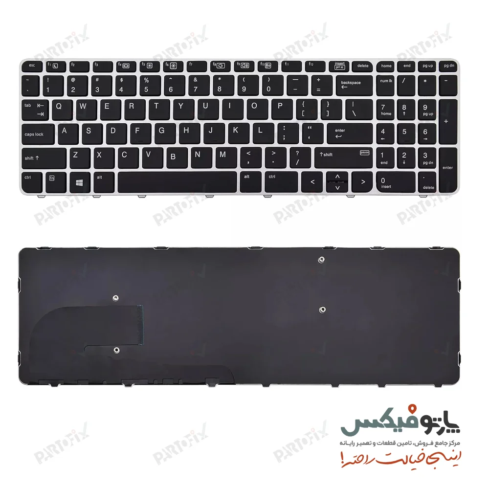 کیبورد لپ تاپ اچ پی HP ZBOOK 15 G3 بدون بکلایت و موس